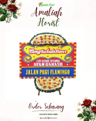 Bunga Papan Congratulation di Mangga Besar